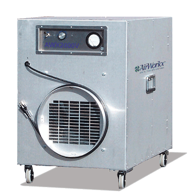 Picture of AirWorkx Portable Air Cleaner Model AWX2000V