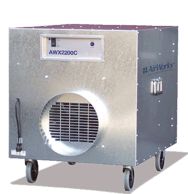 Picture of AirWorkx Portable Air Cleaner Model AWX2200C