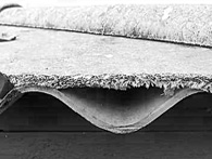 Image of asbestos roofing from Australia